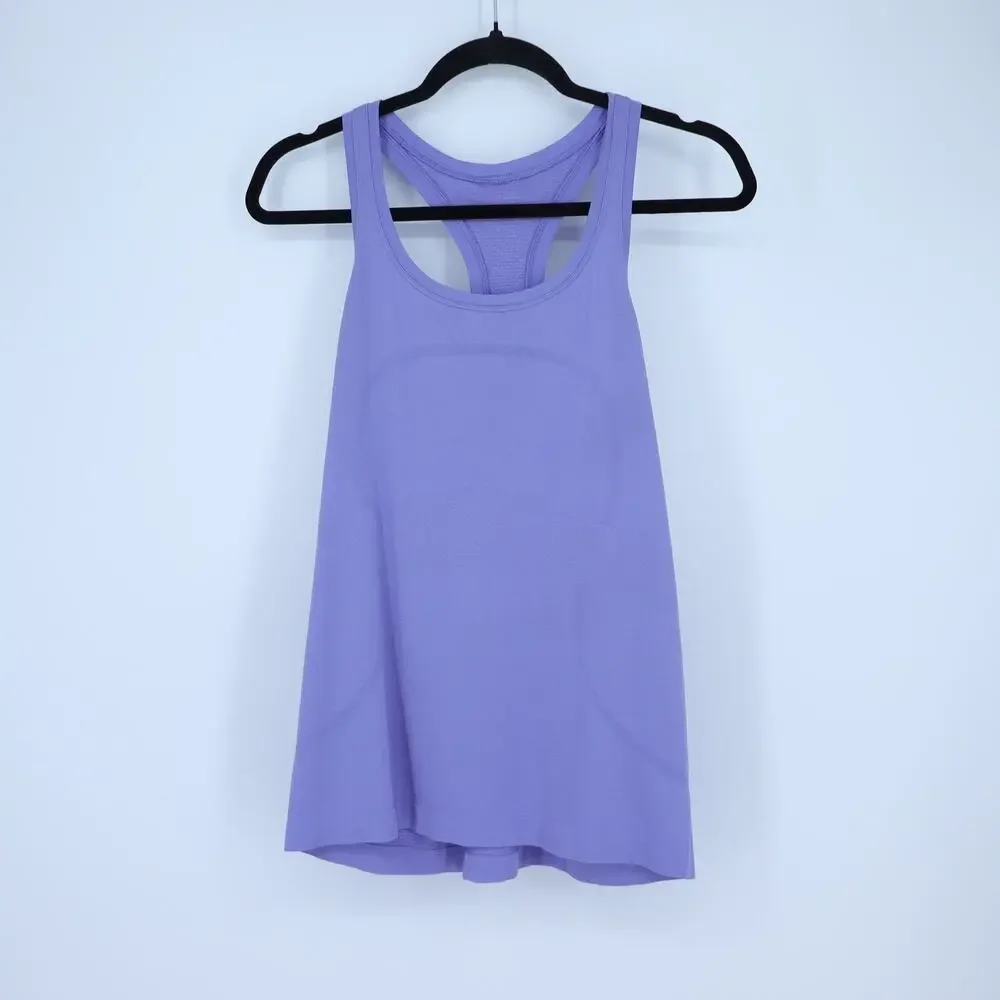 Lululemon Swiftly Tech Racerback Tank Charged Indigo Waist Length Women's 10